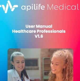 Couverture du manuel utilisateur Apilife Medical pour les professionnels de santé